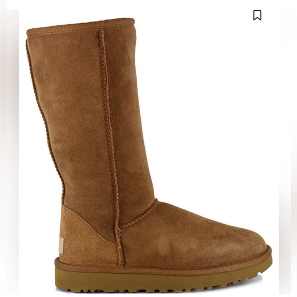Ugg Women's Classic Tall Il Boot Chestnut Size 8 - Picture 2 of 11